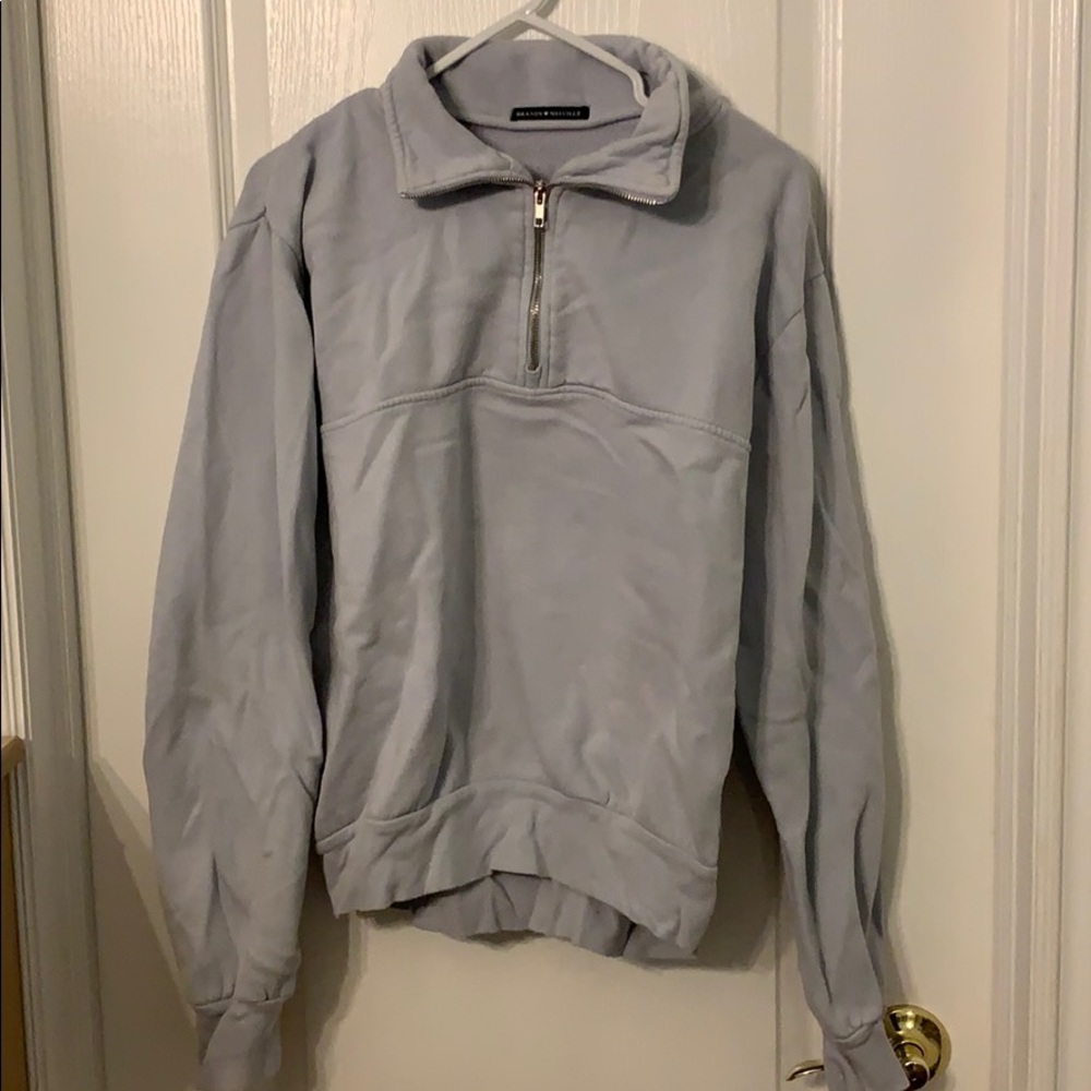 brandy melville quarter zip